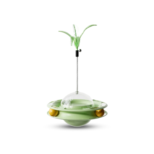 [6297222035758] Saas Cats Leaky Toy 28*18 Green
