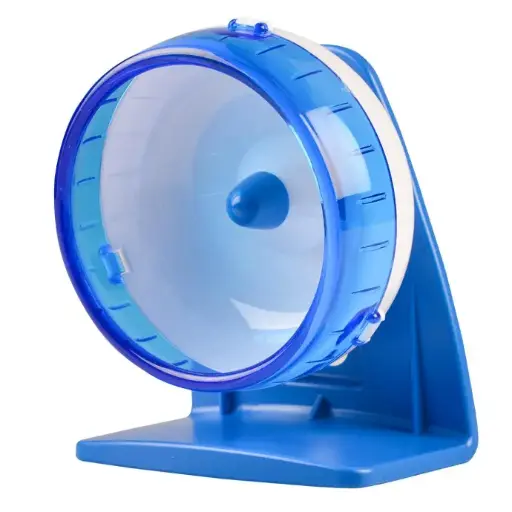 [5414365389673] Duvo+ Silent Activity Wheel Plastic Blue, Ø 12cm