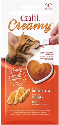 [022517444511] CatIt Creamy Lickable Treats - Chicken