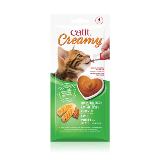 [20022517444522] CatIt Creamy Lickable Treats - Chicken & Lamb