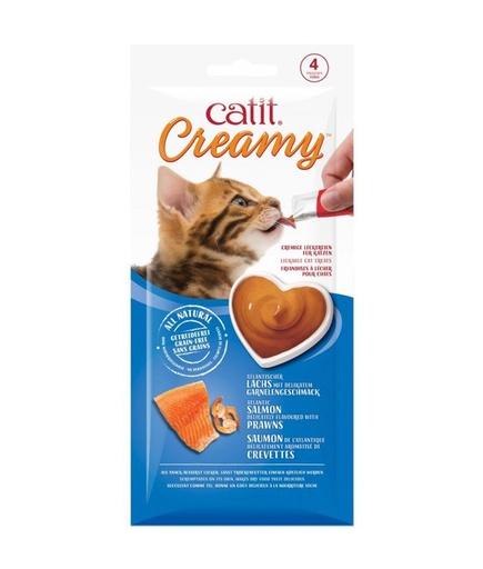 [20022517444539] CatIt Creamy Lickable Treats - Salmon & Prawns