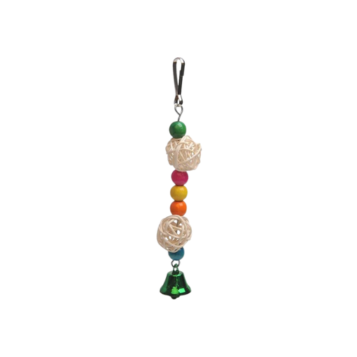 [6297222033419] Small Bell Ring Bird Toy 16 cm