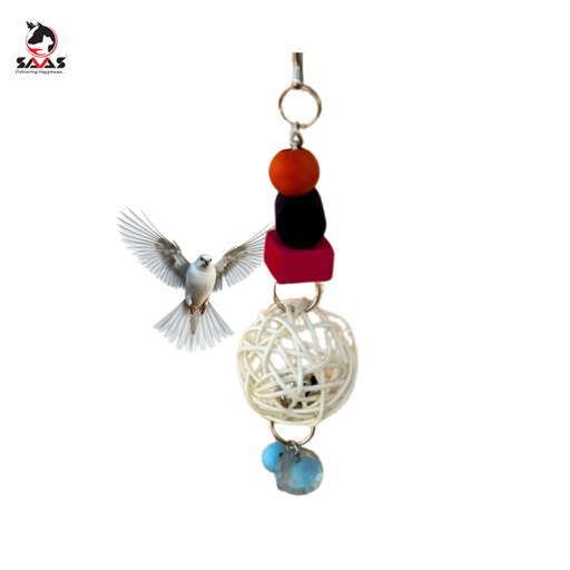 [6297200000013] Bird Toy Food Colored & Ball - 23 cm