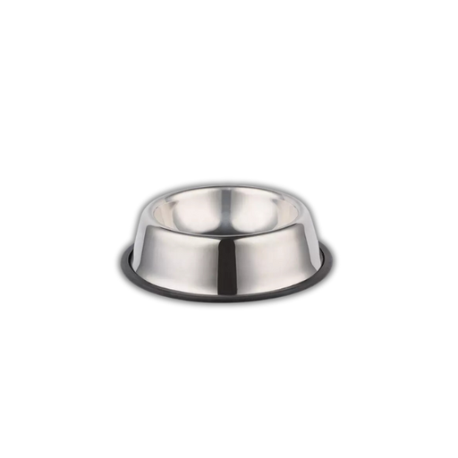 [1000000009897] Saas Pet Feeding Steel Bowl 30 cm