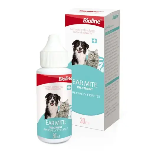 [6970117121902] Bioline Ear Mite Treatment - 30 ml