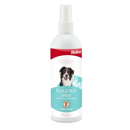 [6970117120455] Bioline Flea & Tick Spray - 175 ml