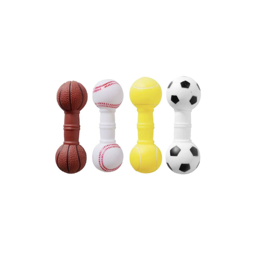 [1000000021455] Saas Dumbell vinyl squeaky toys 17.5 cm