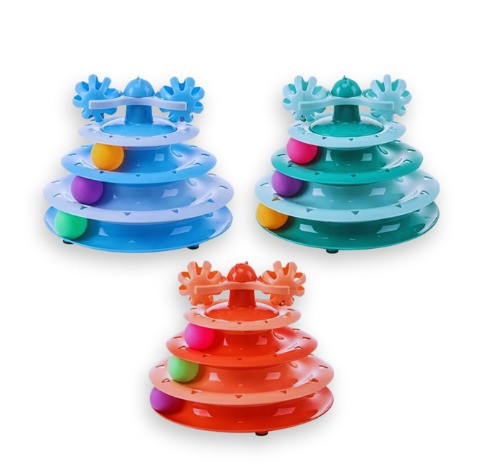 [6985365200125] Saas Cat Turntable Toy