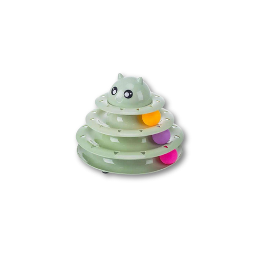 [6297222132143] Saas Cat Tower Playing Toy Green