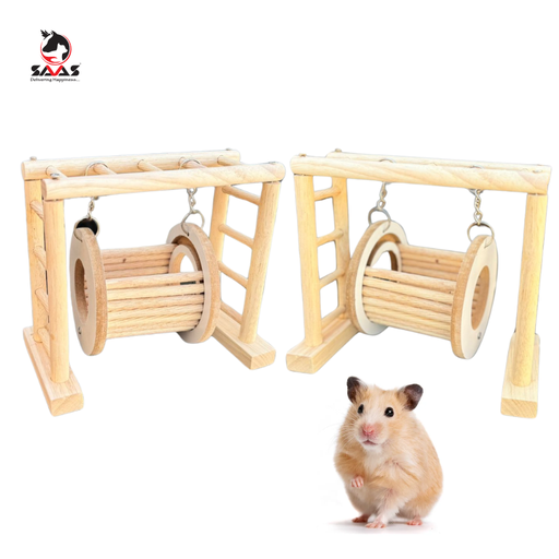 [6297200000037] Saas Small Animal Rocking-Barrel Toy L 20*18 cm