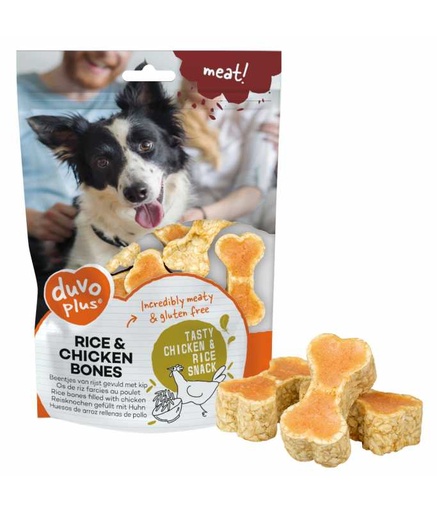 [5414365358389] Duvo+ Meat Rice Bones With Chicken - 140 g
