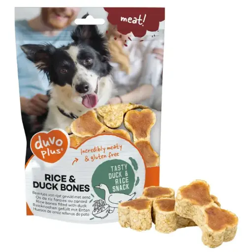 [5414365358419] Duvo+ Meat Rice Bones With Duck - 140 g