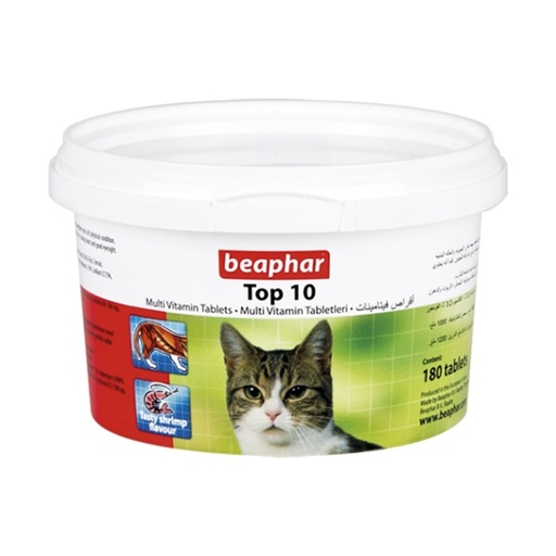 [8711231109074] Top 10 Cat Multi-Vitamins 180 tab