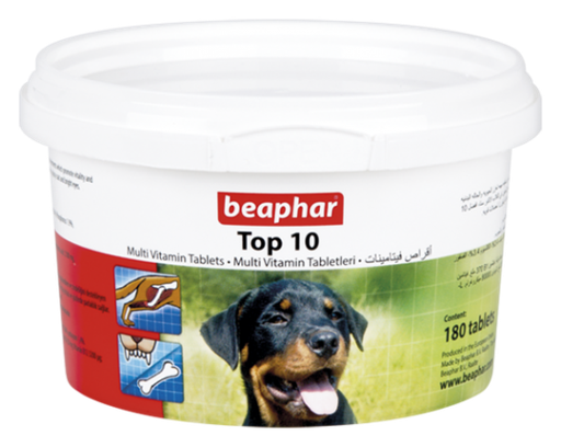 [8711231109104] Top 10 Dog Multi-Vitamins 180 tab
