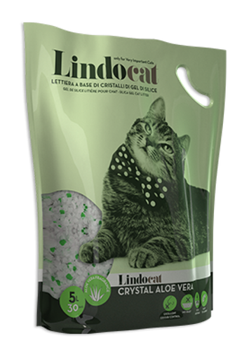 [8006455005029] LindoCat Crystal Aloe Vera Scent (Silicagel) - 5 L