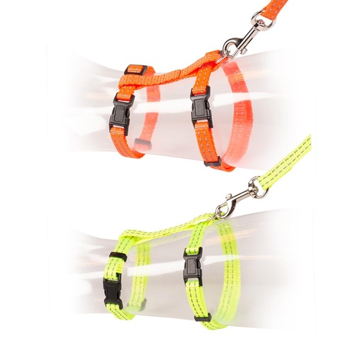 [5414365311070]  Duvo+ Cat Walking Set Reflective uni 20-35cm / 10mm-125cm