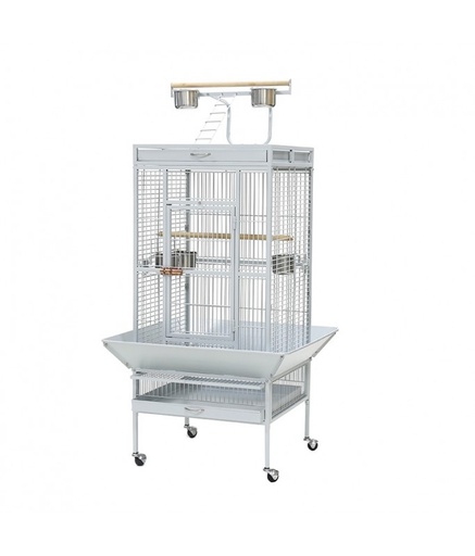 [1000000042825] Dayang Bird Cage (A11) - 82 x 77.4 x 164 cm - White