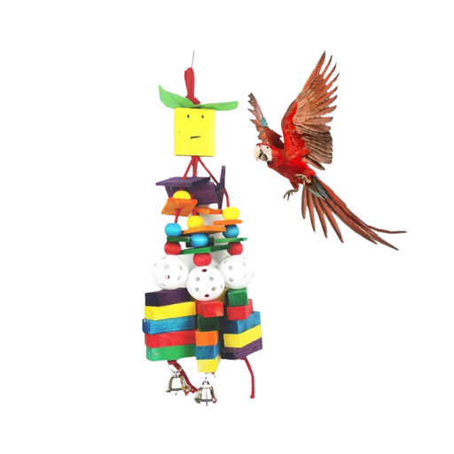 [6297222035444]  Saas Birds Natural Wooden Toy 45*12cm