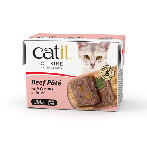 [10022517421359] Catit Cuisine Beef Pate with Carrots, 95g Tetra
