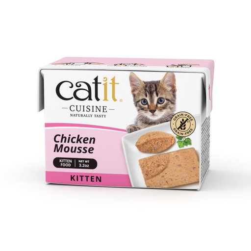 [10022517421328] Catit Cuisine Chicken Mousse Kitten Food, 90g Tetra