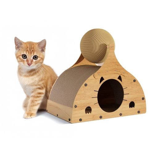 [6297222042251] Saas Cat Scratching Board House 50*28*47 cm