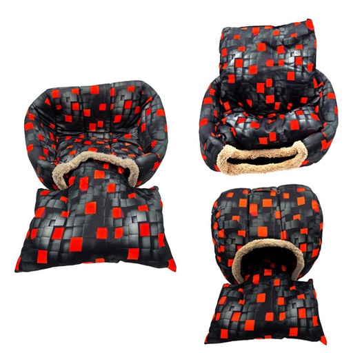 [6297222042176] Saas Luxury Eskimo With Garden Bed  3 IN 1 (40*40*50 cm)