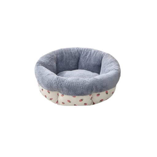 [6297222040752] Pet Round Bed Gray (M 50 cm)