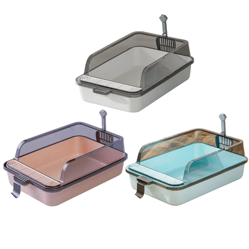[6297222039558] Open Cat Litter Tray (L-60*39*20)