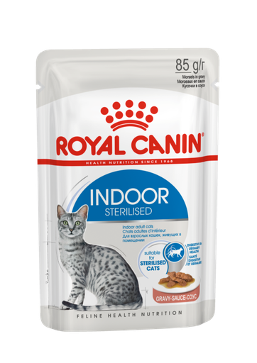 [9003579013793] Feline Health Nutrition Indoor Sterilised Gravy (Wet Food - Pouches)