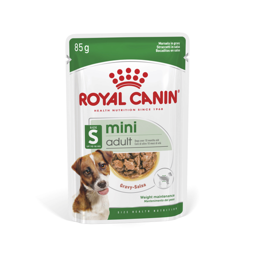 [9003579008256] Size Health Nutrition Mini Adult (Wet Food - Pouches) 85 g