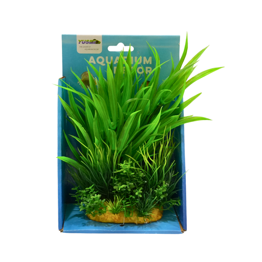 [0664554454964] Yusee Aquarium Decoration - Artificial Plant - YS-60201 [Length - 20cm]