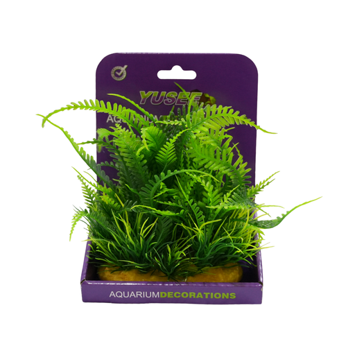 [6982860601105] Yusee Aquarium Decoration - Artificial Plant - YS-60110 (15cm)[Size - M]