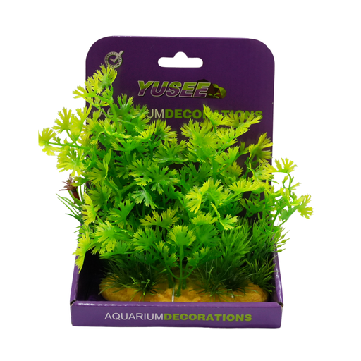 [0664554454896] Yusee Aquarium Decoration - Artificial Plant - YS-60102 [Length - 15 cm]