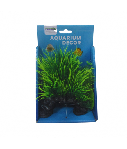 [6982862304028] Yusee Aquarium Decoration - Artificial Plant - YS-232402 (H:20cm)