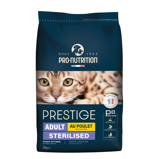 [3269878310209] Pro nutrition Prestige Cat Adult Sterilised Chicken 2 kg