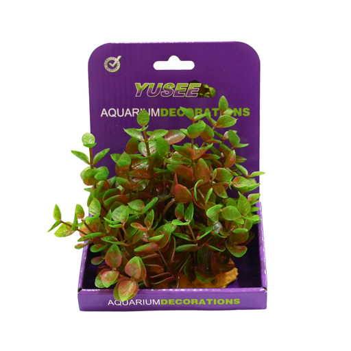 [0664554454940] Yusee Aquarium Decorations - Artificial Plant YS-60114 [Height: 15 cm]